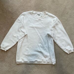 Aerie White Long Sleeve Sweater